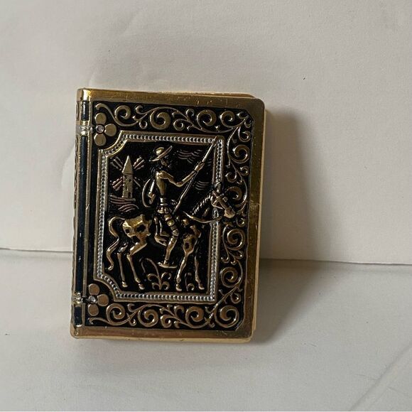 Damascene Vintage Don Quixote Matchbook Holder - Picture 1 of 8